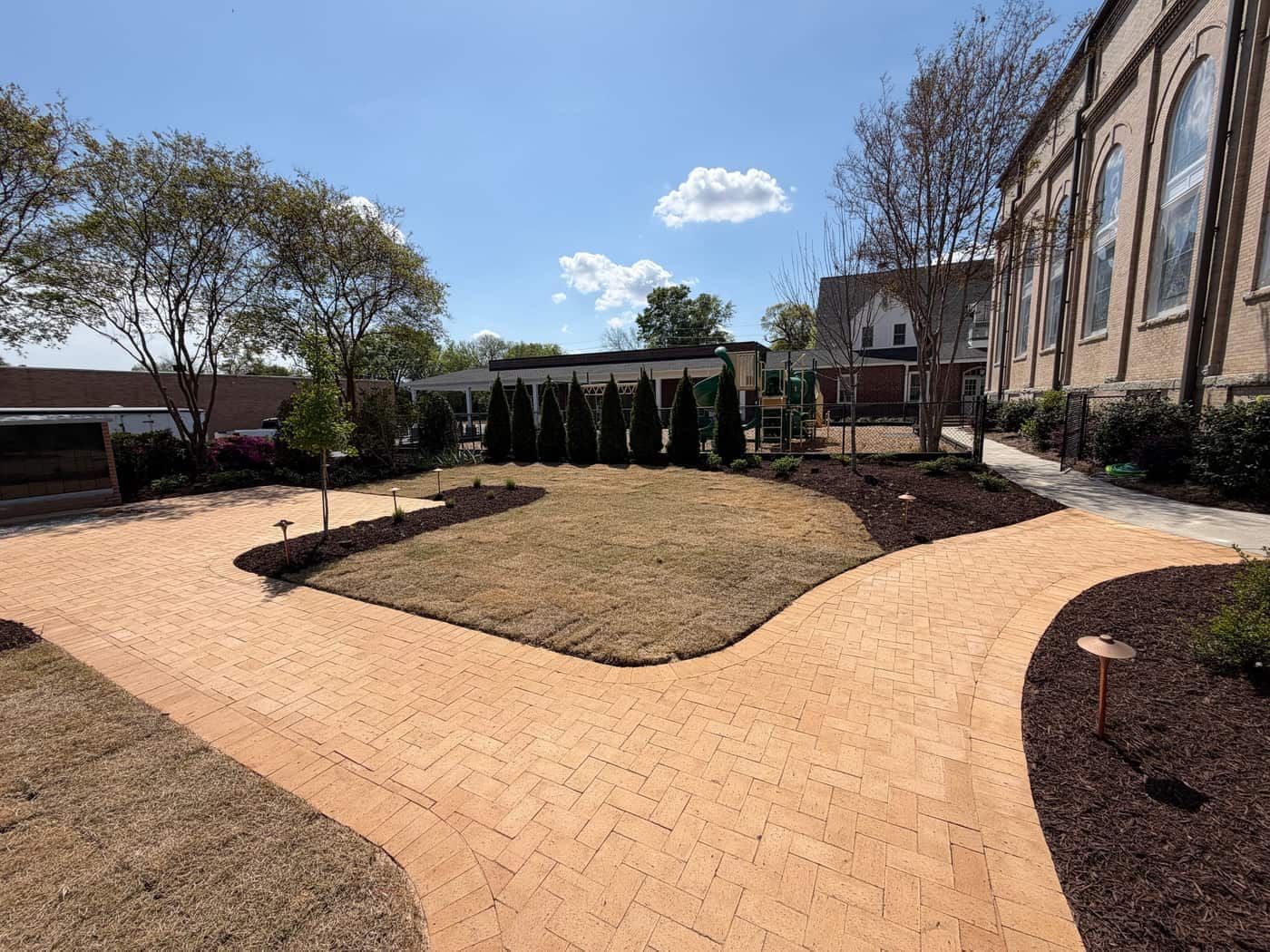 First Presbyterian Church Courtyard and Grounds in Bennettsville First Presbyterian Church, photo 4