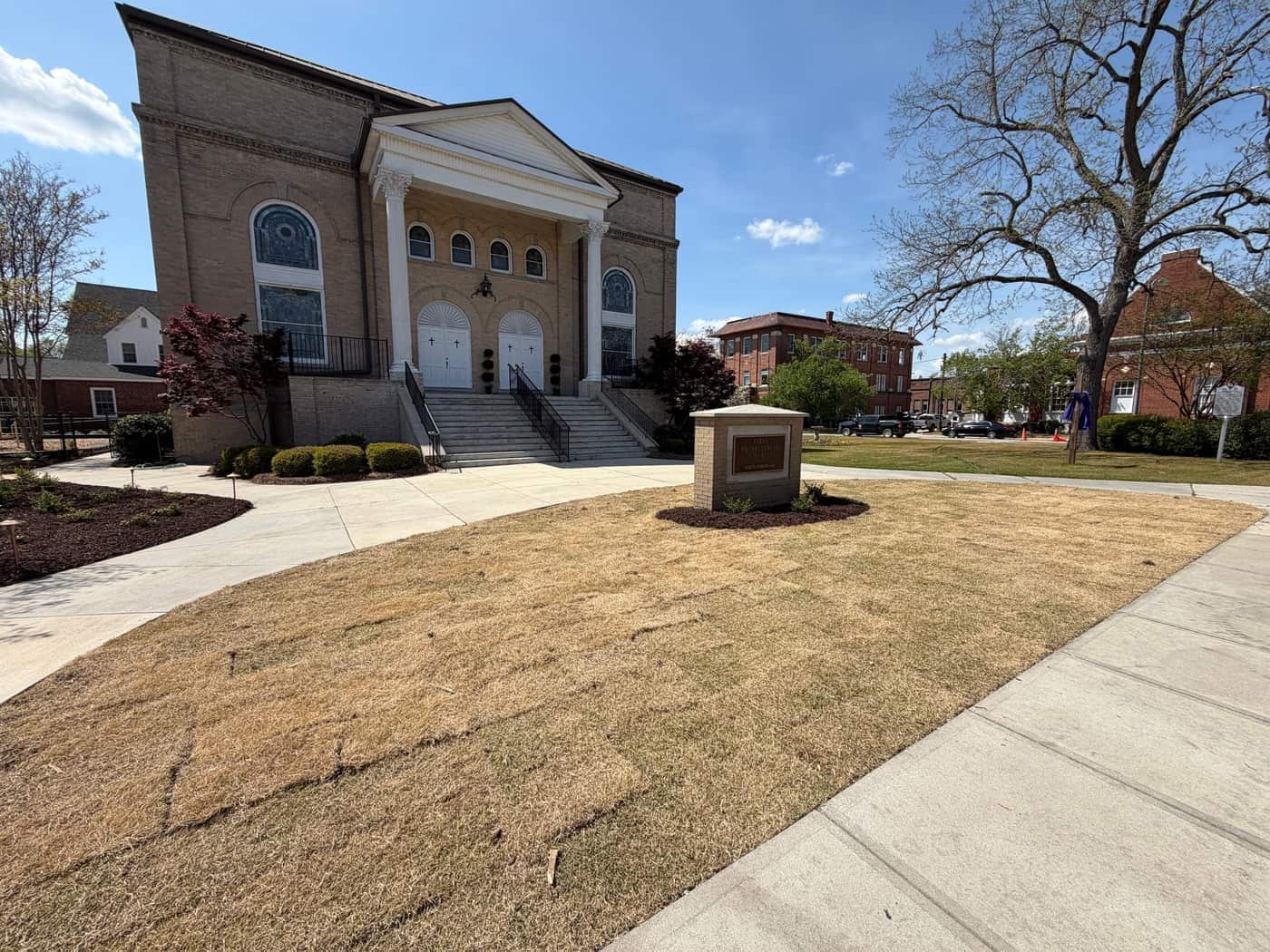 First Presbyterian Church Courtyard and Grounds in Bennettsville First Presbyterian Church, photo 6