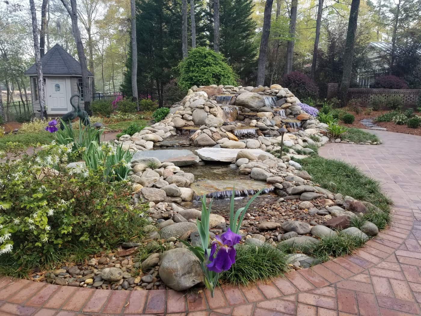 Byrnes Boulevard Waterfall Garden in Country Club of South Carolina, photo 3