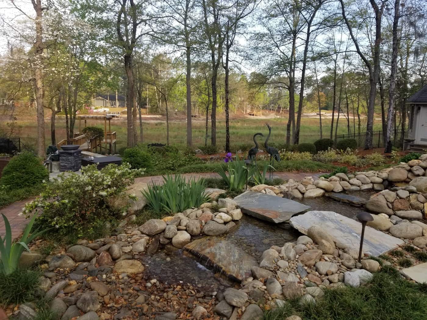 Byrnes Boulevard Waterfall Garden in Country Club of South Carolina, photo 4