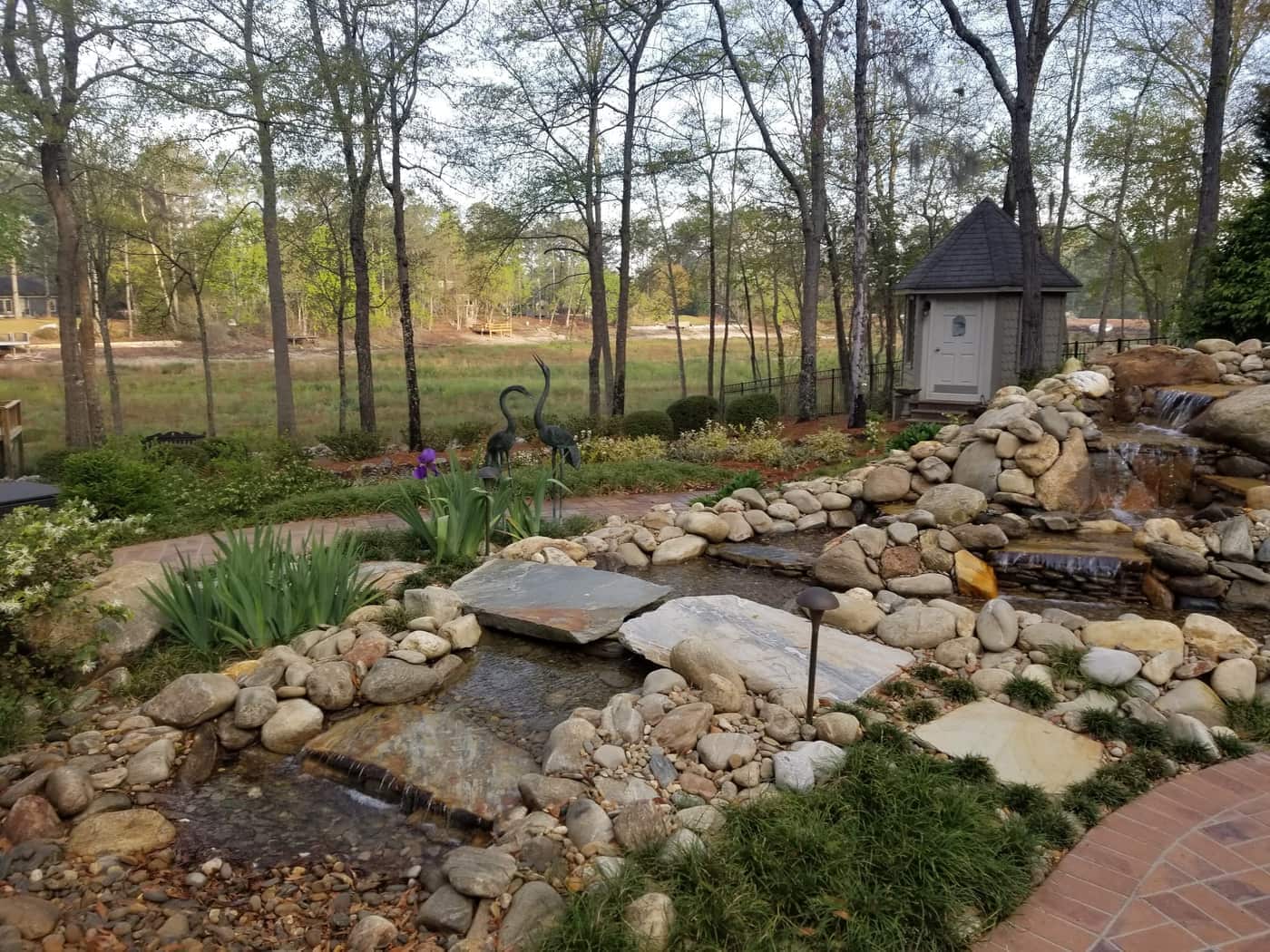 Byrnes Boulevard Waterfall Garden in Country Club of South Carolina, photo 5